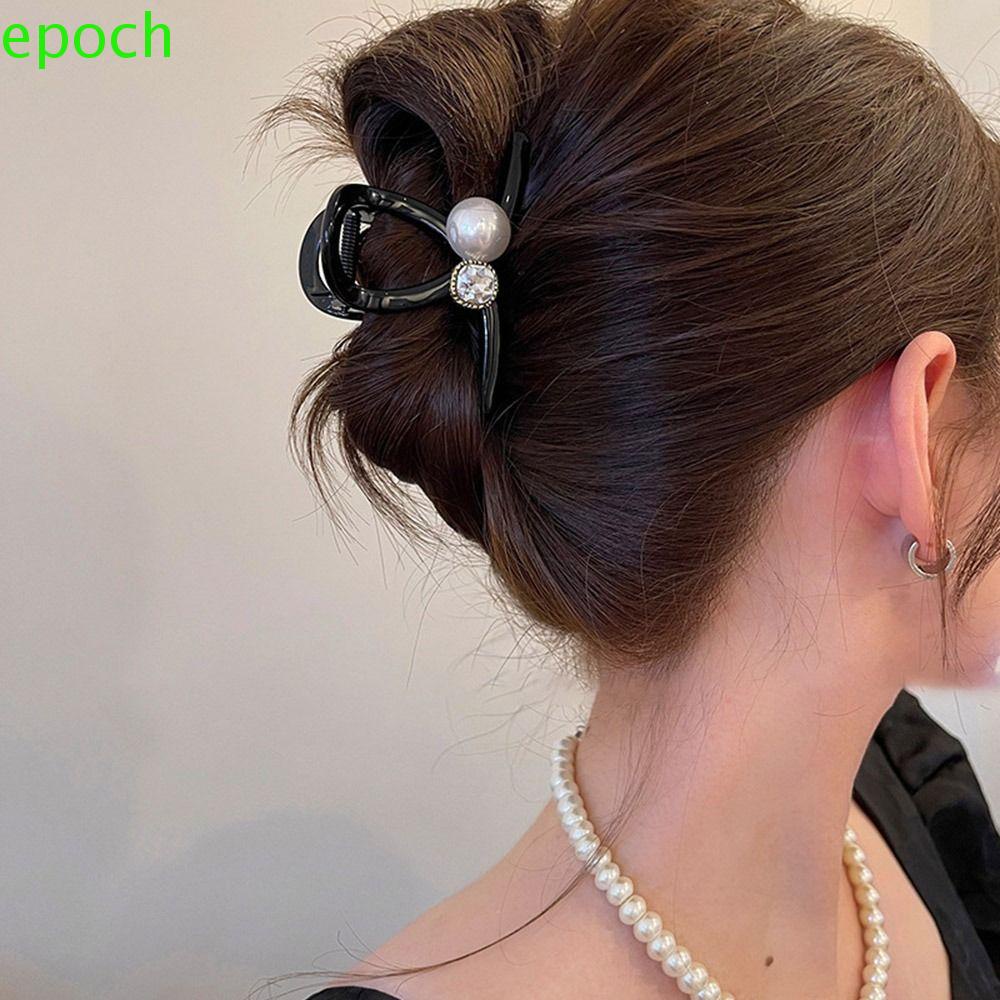 Epoch Kẹp Tóc Hình Cá Mập Bằng Acrylic Thiết Kế Đơn Giản Tinh Tế Thời Trang Cho Nữ