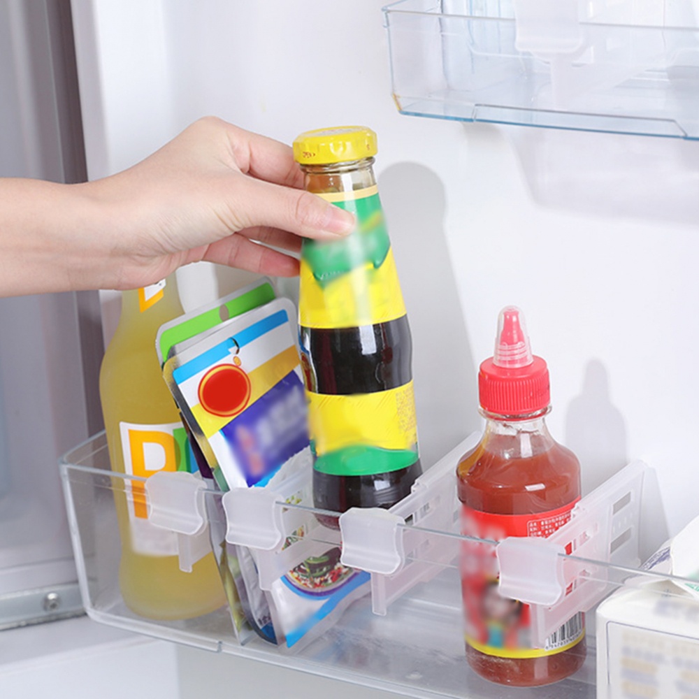 Set 4 Tấm Chia Ngăn Tủ Lạnh Màu Trắng Tiện Dụng