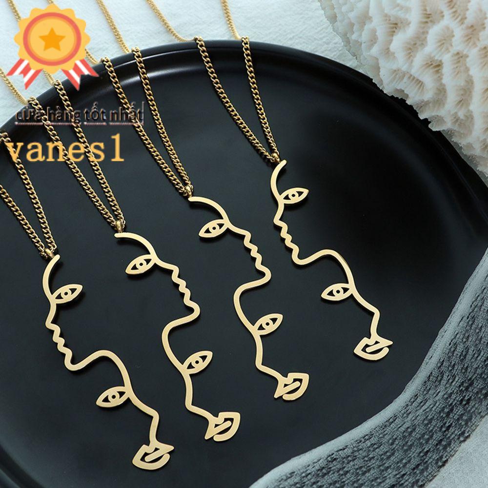 Vanes1 Vòng cổ Phong Cách Retro Hàn Quốc Đơn Giản Cá Tính Cho Nữ