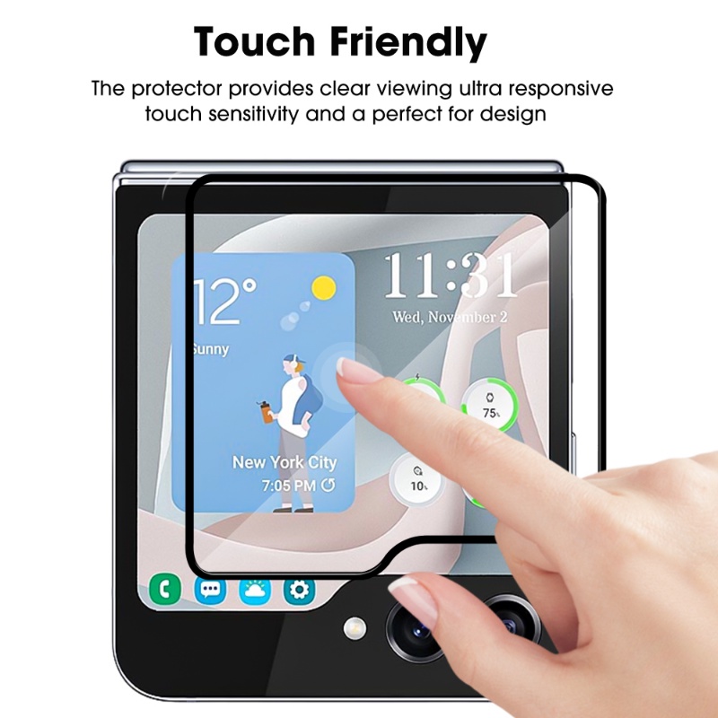 Kính Cường Lực Bảo Vệ Ống Kính Máy Ảnh HD Cho Samsung Galaxy Z Flip 5 5G