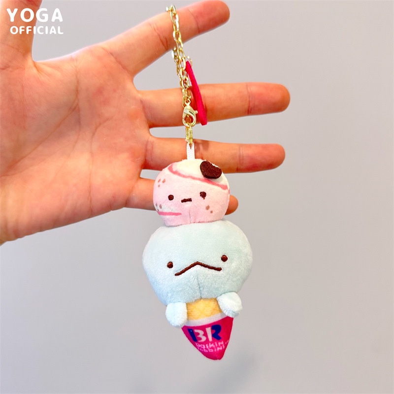 Móc Khóa Hình Que Kem Sumikkogurashi Nhồi Bông Dễ Thương