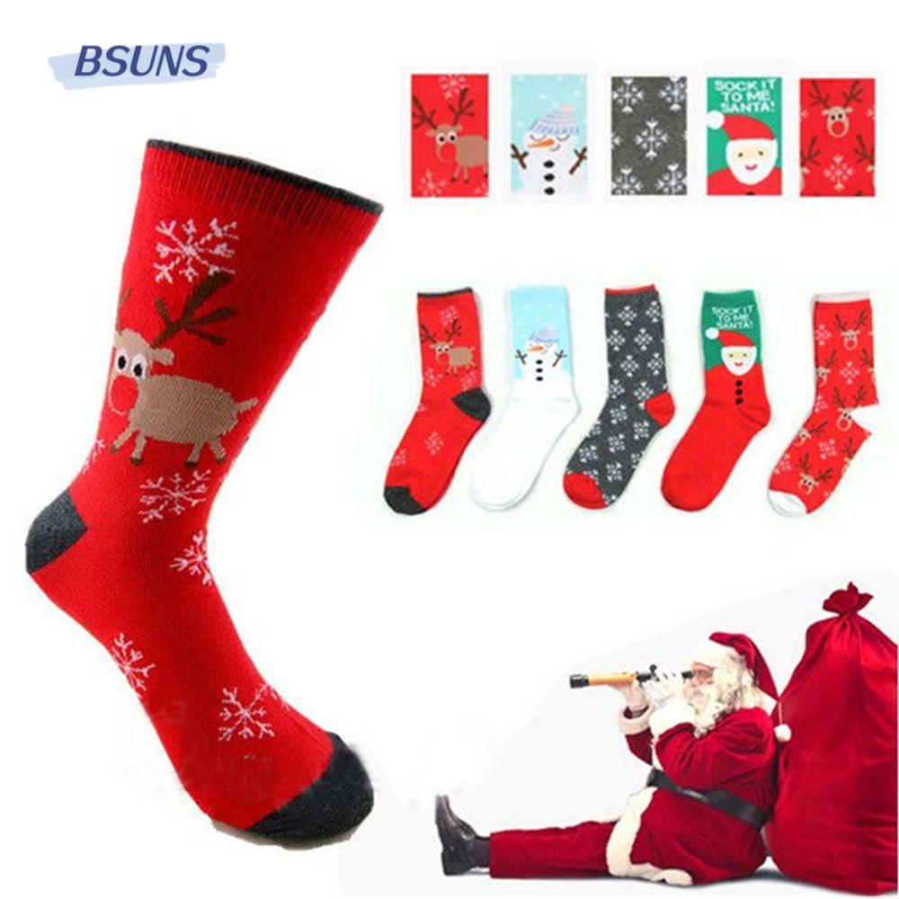 Vớ Len Giữ Ấm Mùa Đông Họa Tiết Bông Tuyết Giáng Sinh Mới Lạ