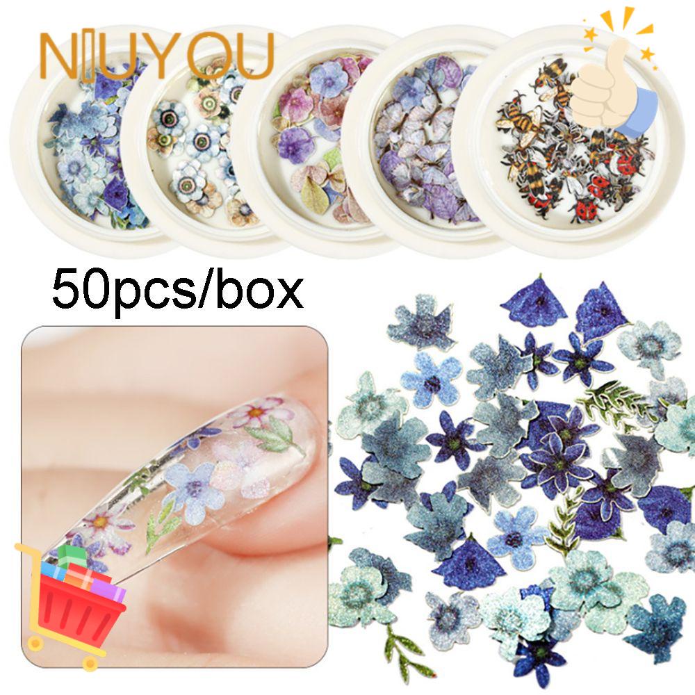 Hộp Bột Kim Tuyến Hình Bướm Ong Lấp Lánh Trang Trí Móng Tay