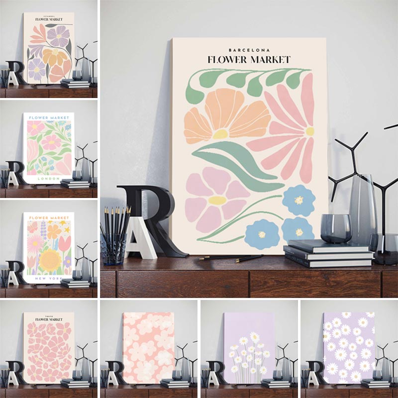 Tranh canvas Treo Tường Họa Tiết Bướm Truyền Cảm Hứng Truyền Cảm Hứng Phong Cách boho Trang Trí Phòng