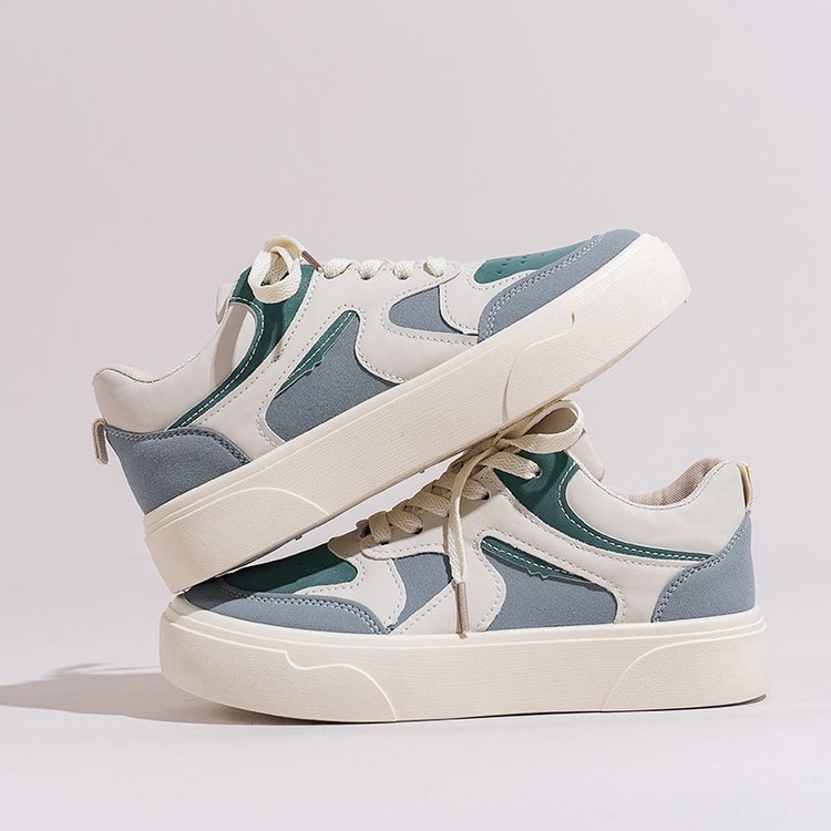 Giày Da Mũi Tròn Thời Trang Hàn Quốc Cá Tính Cho Nữ