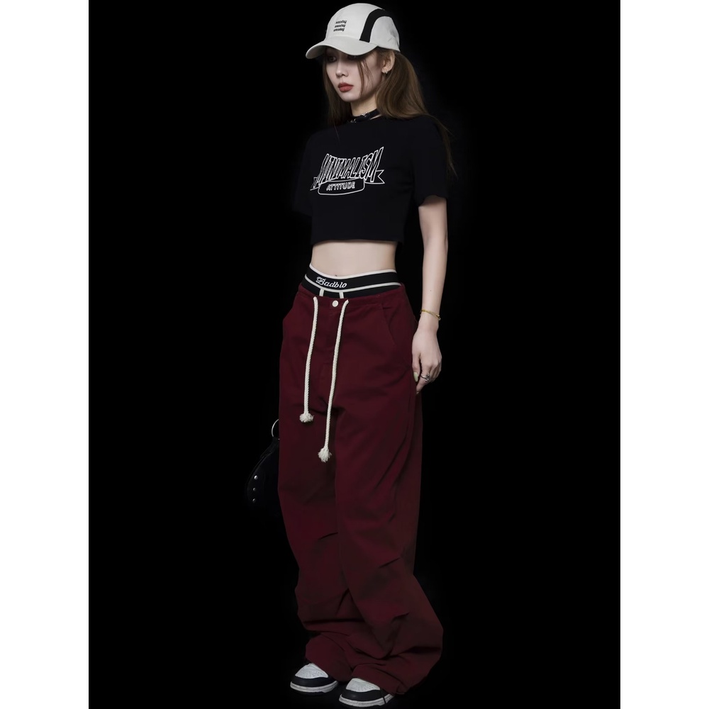 Quần Dài Ống Rộng Phong Cách Hiphop Đường Phố Cho Cặp Đôi