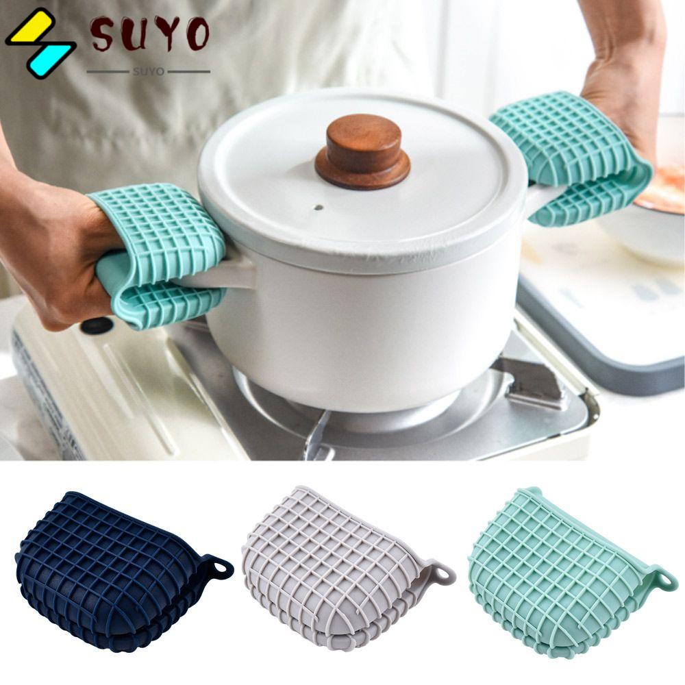 SUYO Găng Tay Kẹp Lò Vi Sóng Cách Nhiệt Chống Trượt