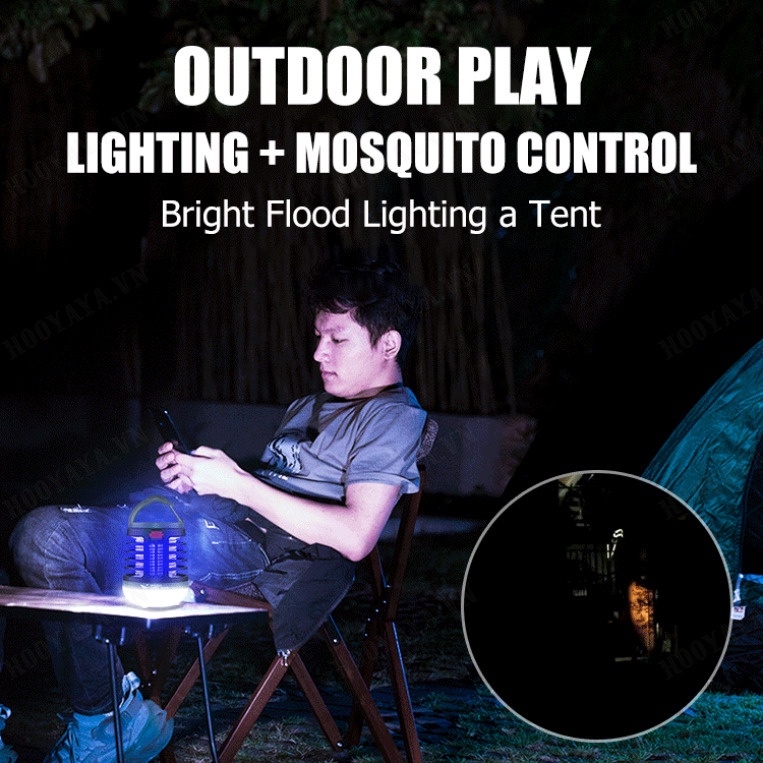 Đèn LED Diệt Muỗi Sạc USB Yên Tĩnh Và Kiểm Soát Côn Trùng