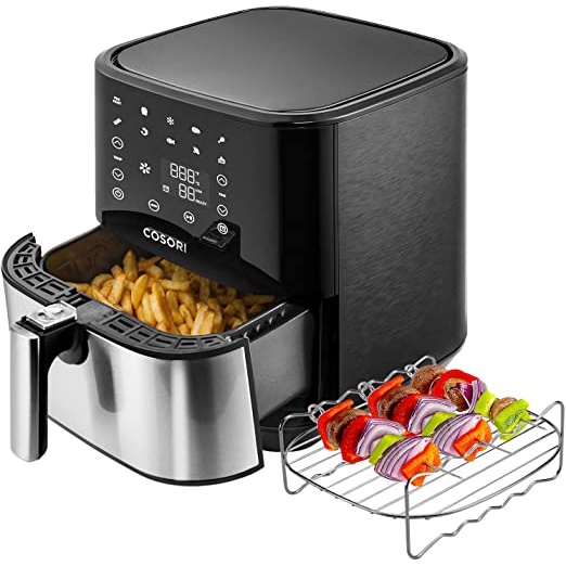 Nồi chiên không dầu Cosori CP-258-RAM 5.5 lít - 11 chương trình chiên nướng cài đặt sẵn - Điều khiển cảm ứng