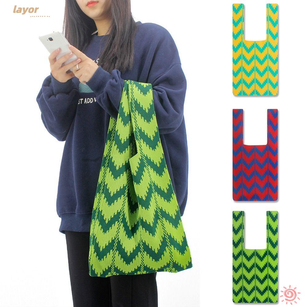 Túi Mua Sắm Đeo Vai Thiết Kế Thắt Nút Có Thể Tái Sử