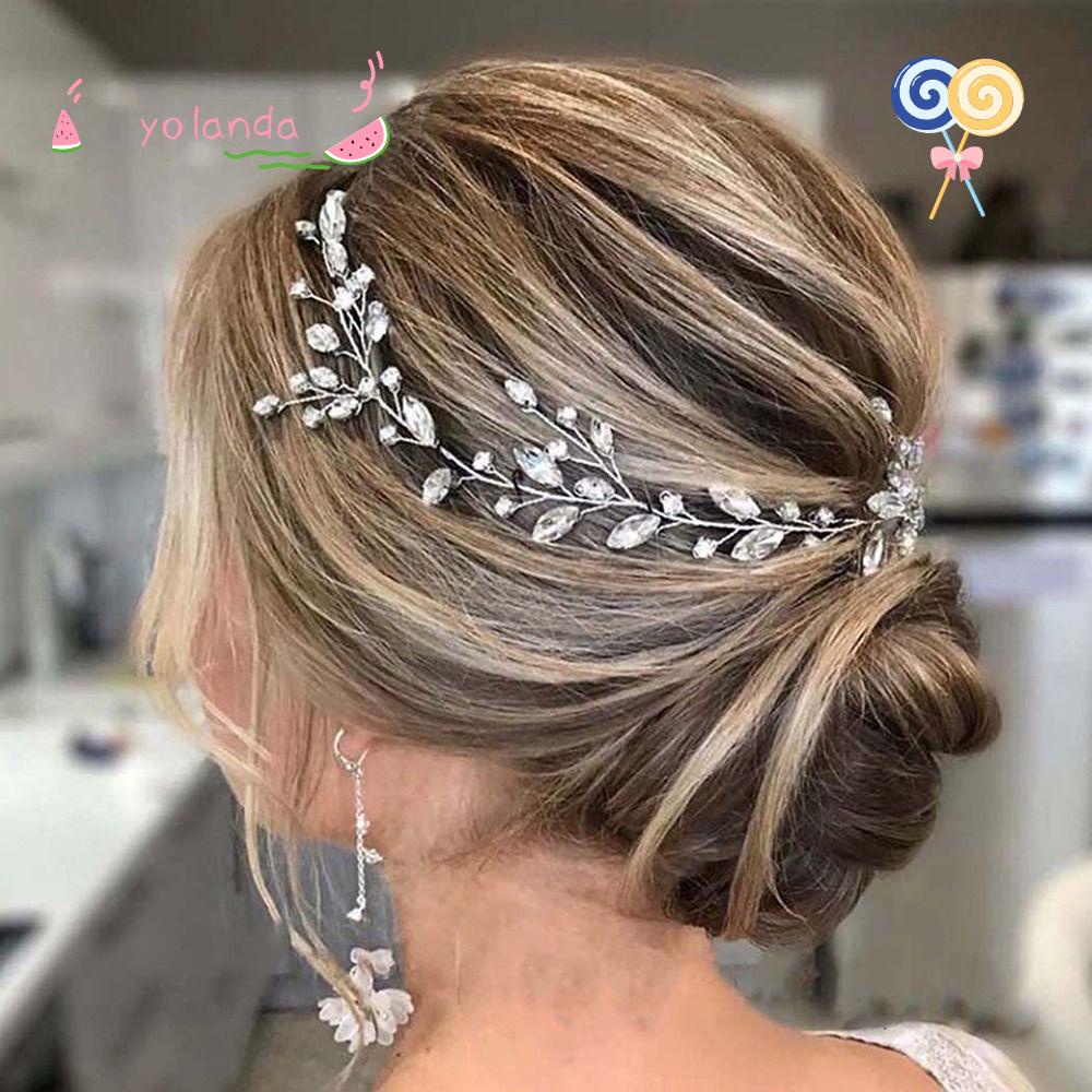 Băng Đô Hoa Cài Tóc Thời Trang Cho Cô Dâu