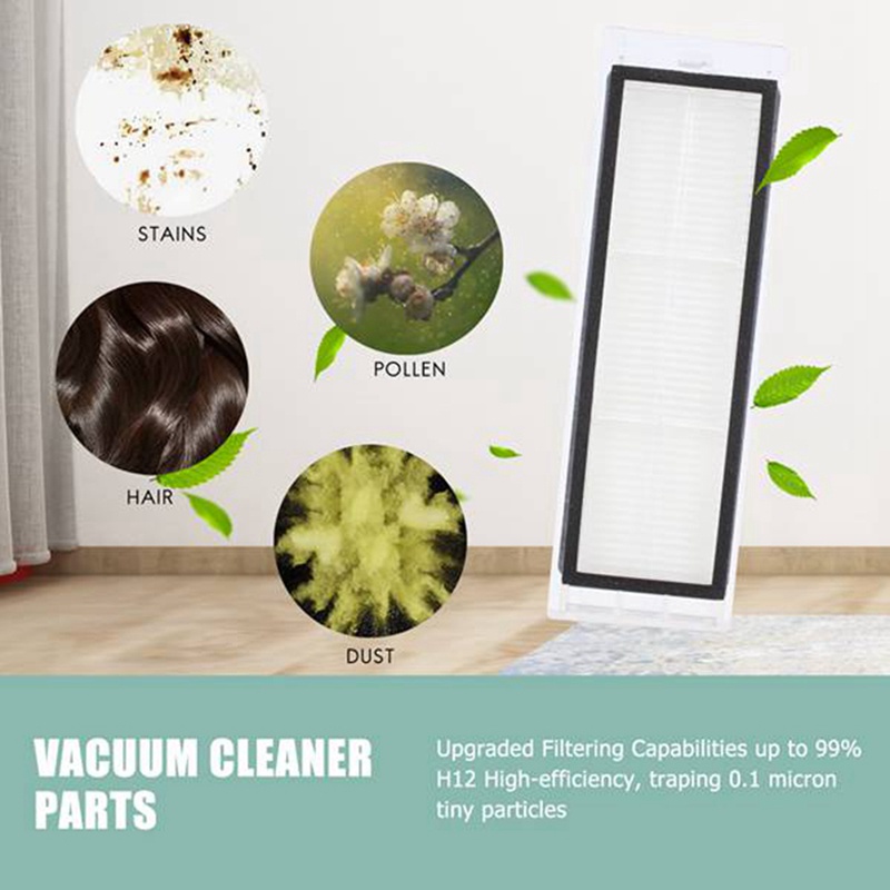 Phụ Kiện Thay Thế Dành Cho Máy Hút Bụi Xiaomi Mi Robot 1 / 1S Roborock S4 S5 S50 S51 Max SDJQR01RR SDJQR02RR SDJQR03RR