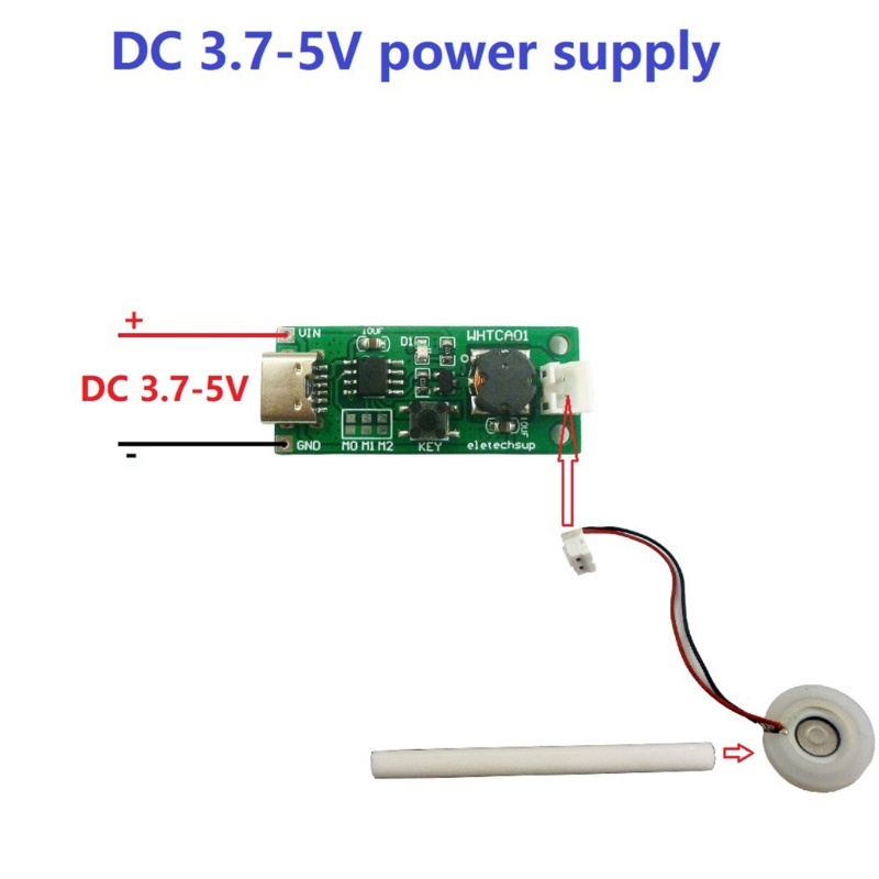 Bảng Mạch Điều Khiển Độ Ẩm USB Loại C Cho Máy Phun Sương Tạo Độ Ẩm Vaporizer DIY