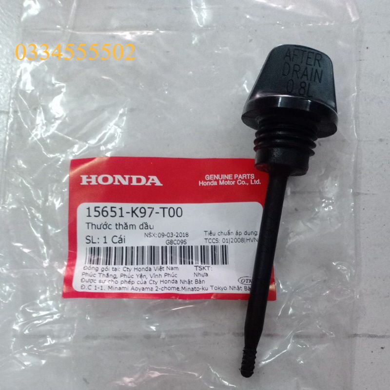 Ty thăm nhớt Honda Vario/ Air Blade 125 chính hãng thailan indo vietnam