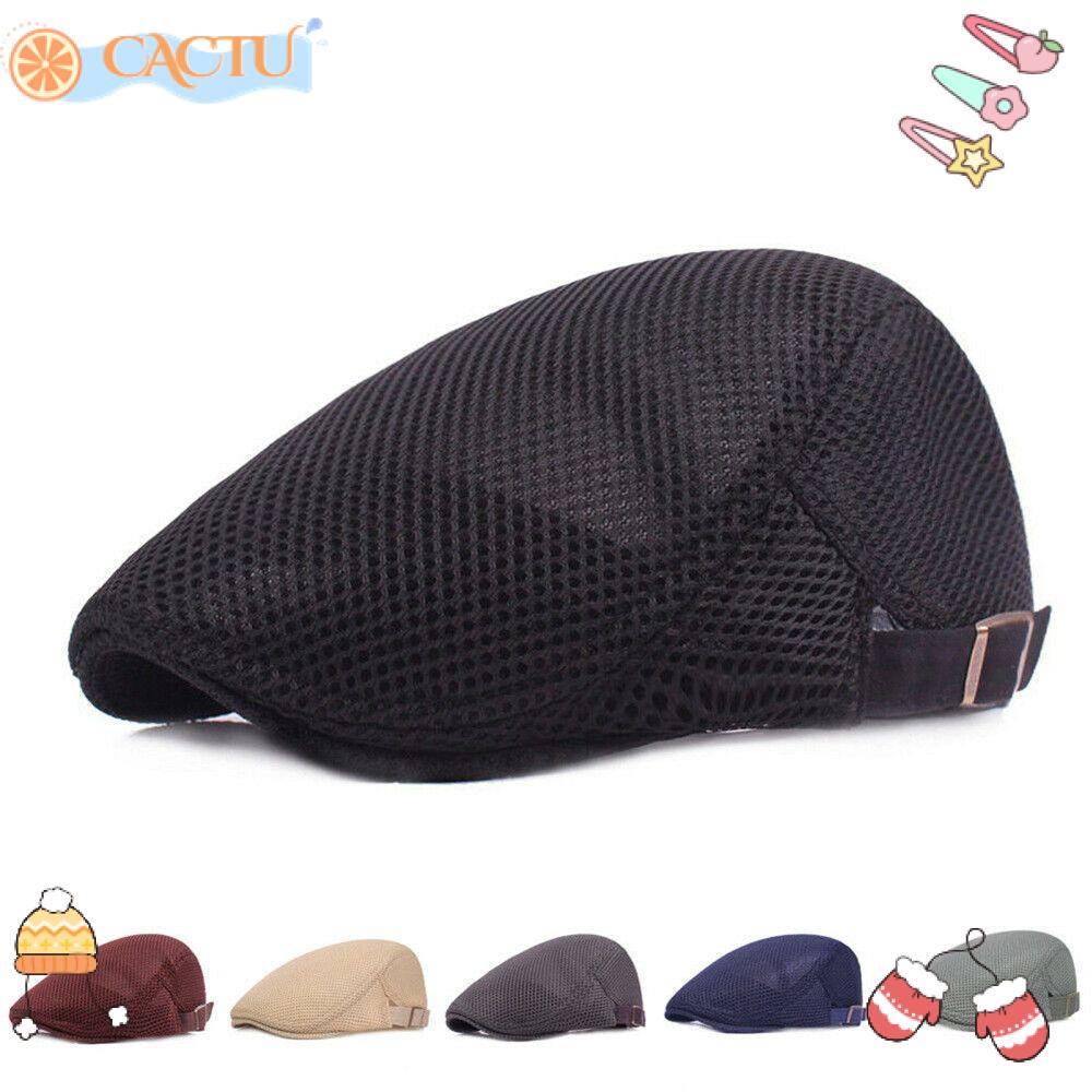 Mũ Beret Phối Lưới Phong Cách Thời Trang Cho Nam Giới