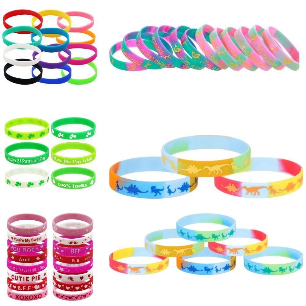 Vòng Tay Cao Su Silicone Dẻo Thời Trang Thể Thao