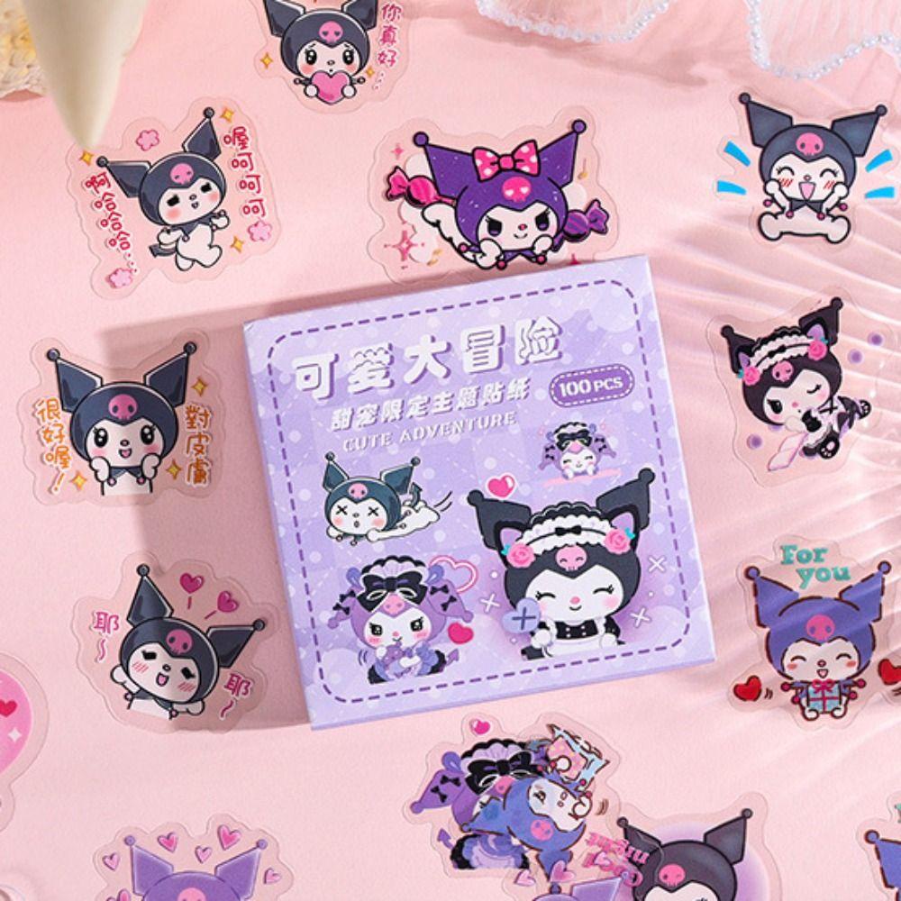 Nhãn Dán PVC Hình Gấu / Dâu Tây / Cinnamoroll Goo Đáng Yêu Dùng Làm Quà Tặng DIY