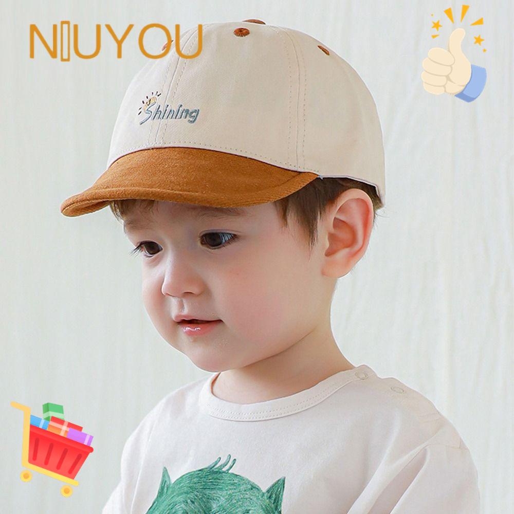 Mũ Lưỡi Trai Nửa Đầu Chống Nắng In Chữ Dễ Thương Cho Bé