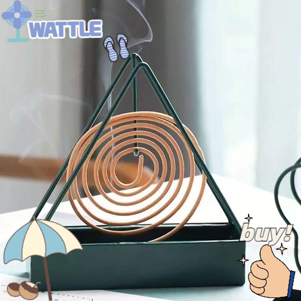 WTTLE Giá Đỡ Nhang Muỗi Hình Tam Giác Bằng Sắt Độc Đáo Trang Trí Nhà Cửa