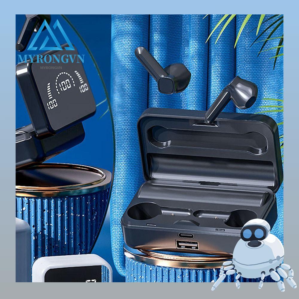 Tai Nghe Nhét Tai Bluetooth Âm Thanh HiFi Kèm Hộp Sạc Cho Điện Thoại