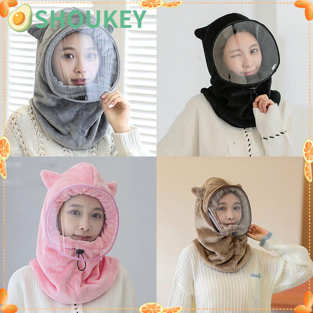 Shoukey Bộ Đồ Đi Xe Đạp Trượt Tuyết Vải Flannel Chống Sương Mù Thời Trang Mùa Đông