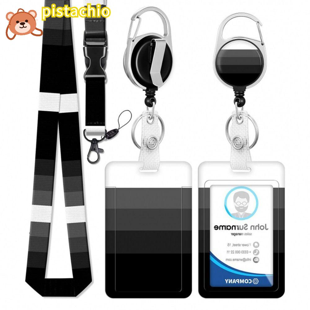 PISTA Móc Chìa Khóa Màu Gradient Di Động Tiện Dụng