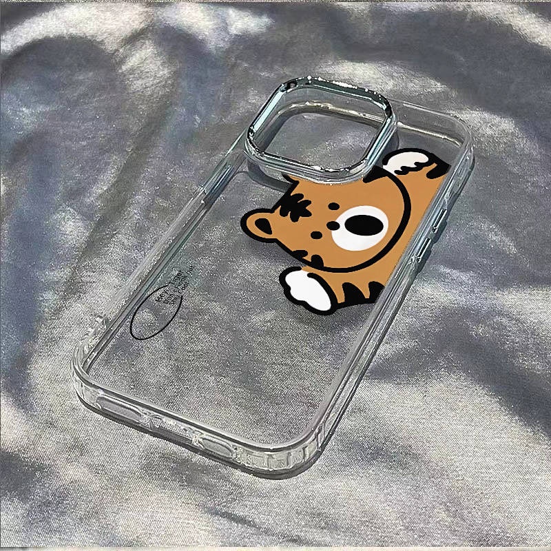 Cute Tiger 14Promax Apple 13 Phone Case Iphone12 Soft 11 Simple Ins Style 7/8Plus Drop-Resistant ZrY3