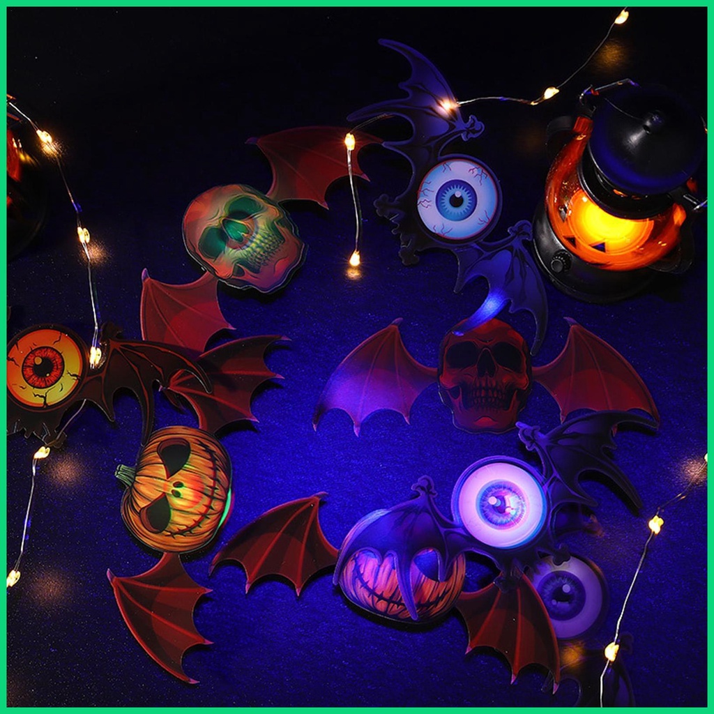 Bộ 5 Đèn Led Hình Dơi Trang Trí Halloween