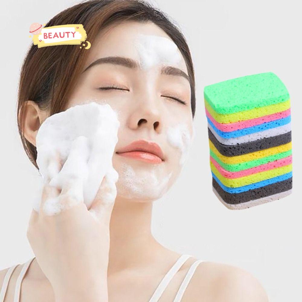Miếng Bọt Biển Rửa Mặt / Toàn Thân Thiết Kế Nhỏ Gọn Tiện Dụng