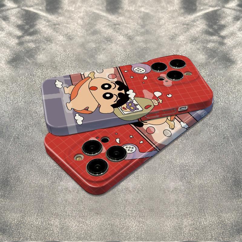 Ốp Điện Thoại Dẻo Họa Tiết Hoạt Hình Cậu Bé Bút Chì Cho iPhone12 6In 78 13 plusmax14pro 11