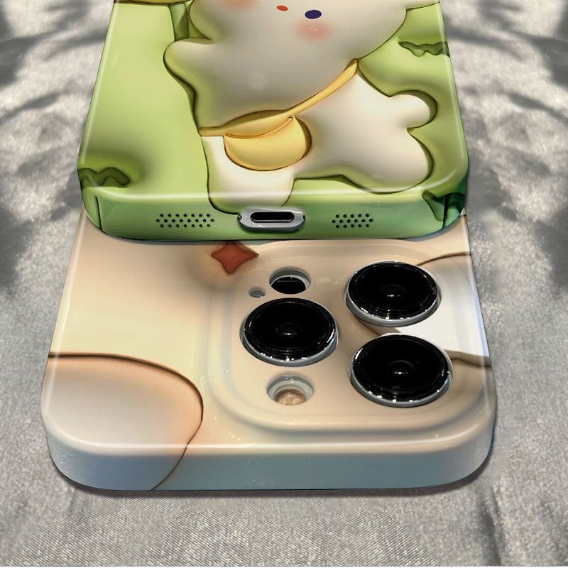 Ốp Lưng Hình Con Thỏ Cho iPhone1211 Apple maxplus Simple 6In1378 14pro 7QBW