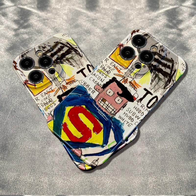 Ốp Điện Thoại Chống Sốc In Hình Superman Graffiti Đơn Giản Cho Iphone max 6Ini12117813Ốp Lưng Điện Thoại Dành Cho Apple UPPX Plus14pro Apple UPPX
