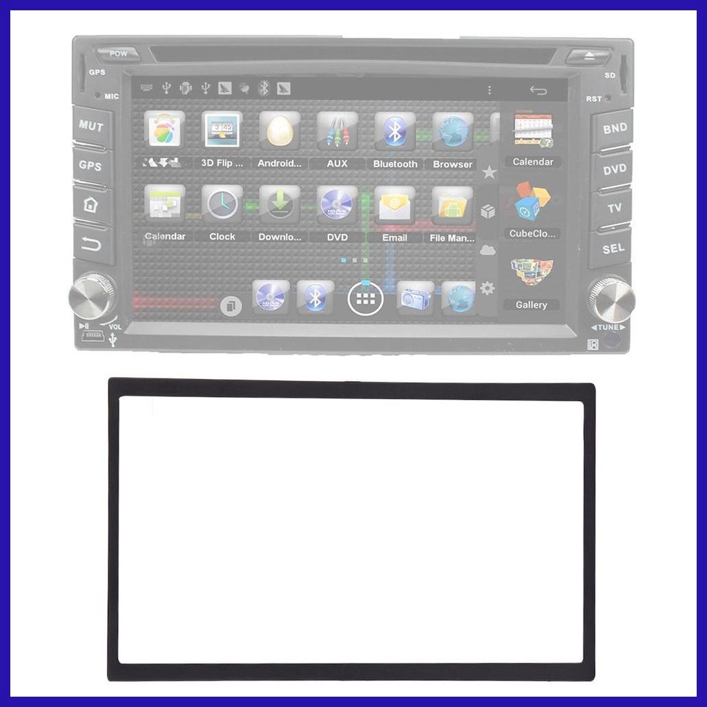 Khung Gắn Máy Nghe Nhạc MP5 / MP5 / 2 Din Chuyên Dụng Cho Xe Hơi