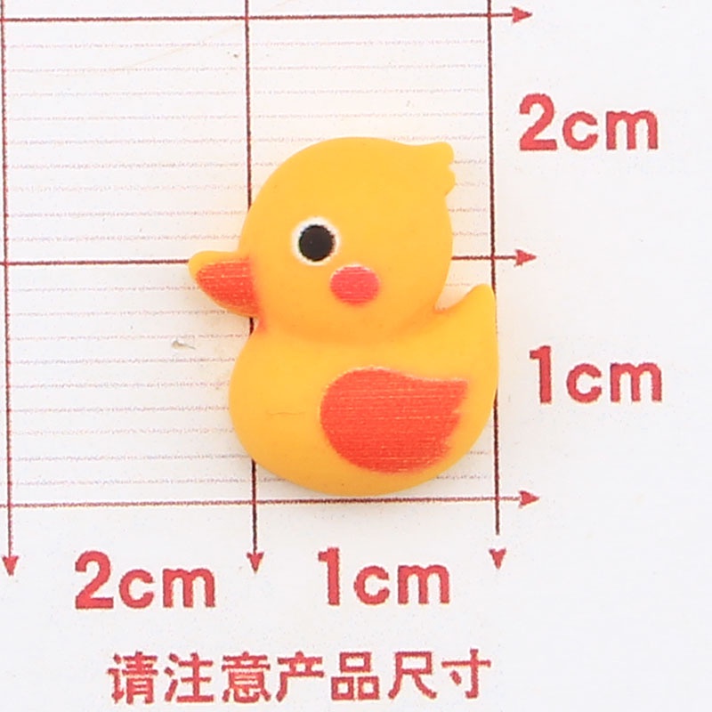 Set 10 Phụ Kiện Trang Trí Móng Tay / Giày / Móng Tay Diy Hình Gấu / Dâu Tây Hoạt Hình