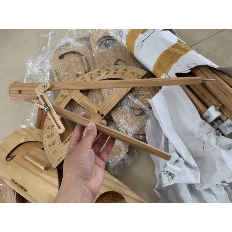 Thước eke, compa, đo độ, thước kẻ, thước đo độ, thước vẽ đồ thị, bộ sản phẩm bằng gỗ sồi nhẹ đẹp cho giáo viên