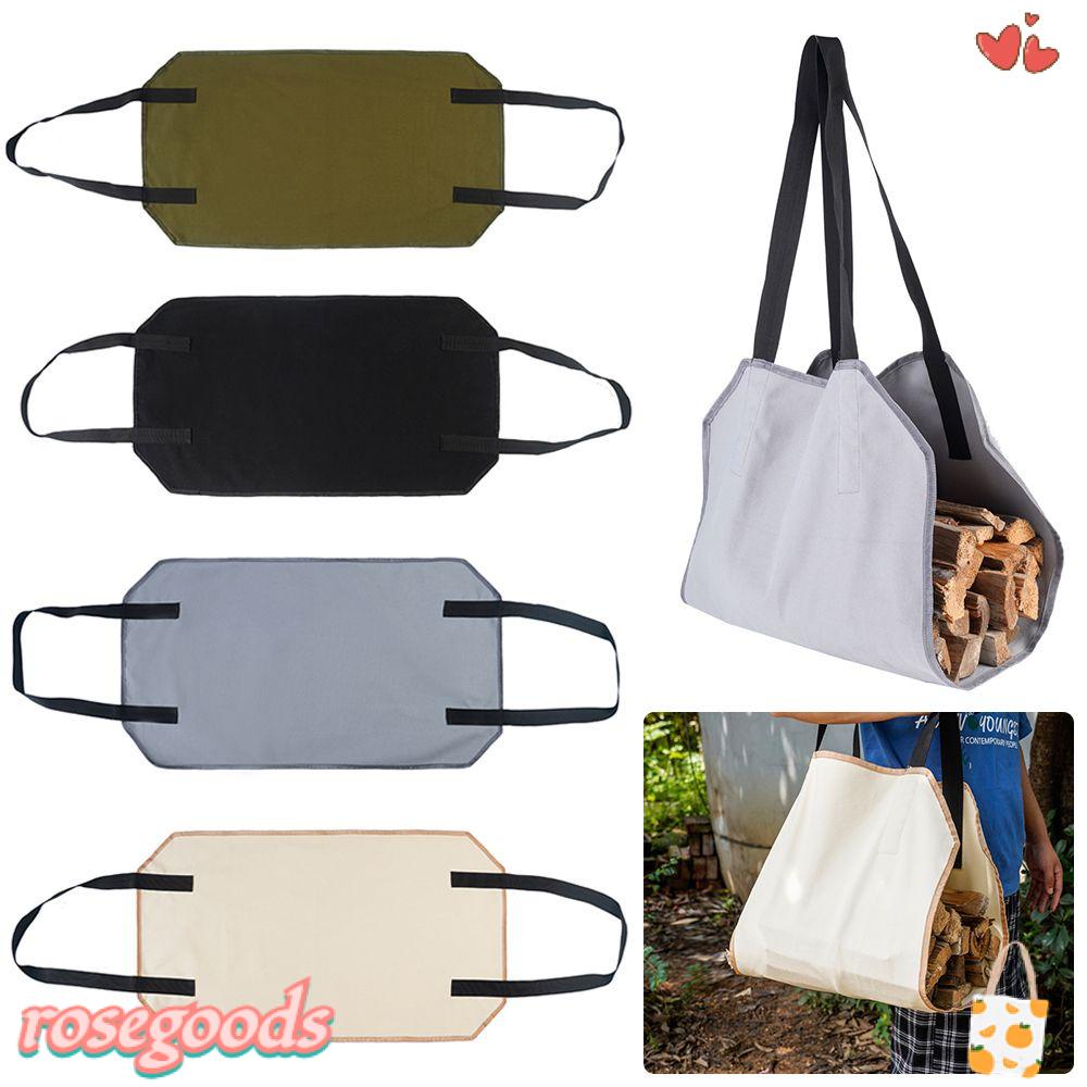 Túi Tote Lớn Đựng Củi Gỗ Trong Nhà Tiện Dụng