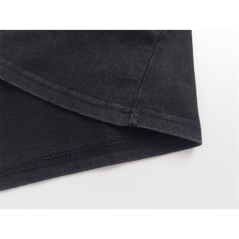 Áo Thun Tay Ngắn Cổ Tròn Thêu Chữ B-a88len &amp; - Dark Phong Cách unisex