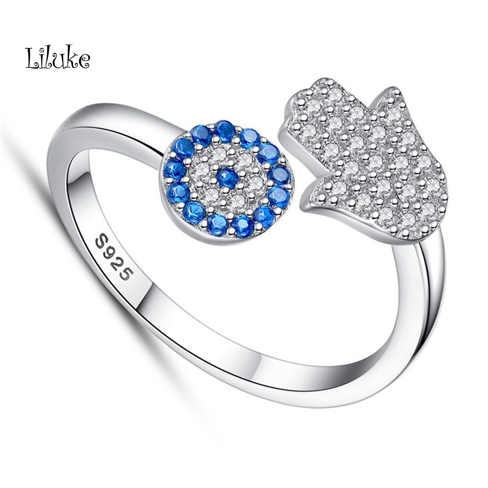 Nhẫn Hợp Kim Trang Trí Hoa Đính Đá Thời Trang Cho Nữ