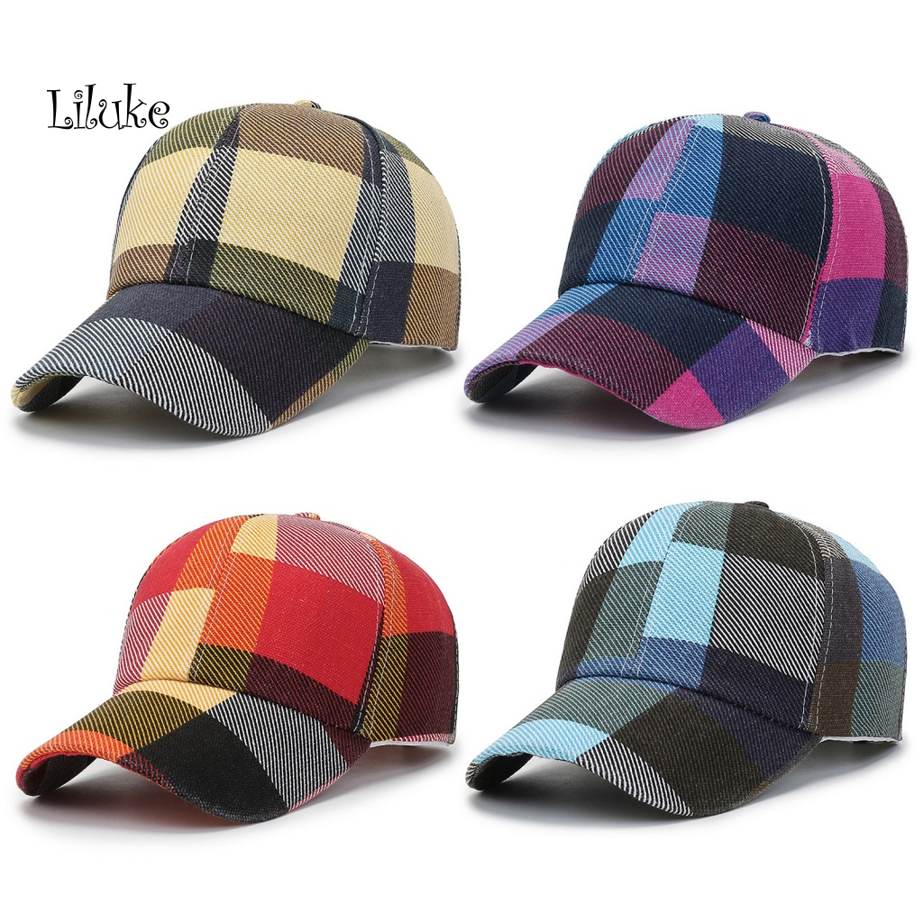 Lk Mũ Bóng Chày Nối Dài Vành Che Nắng Không Phai Màu Kẻ Sọc Tương Phản Phụ Kiện Hàng Ngày