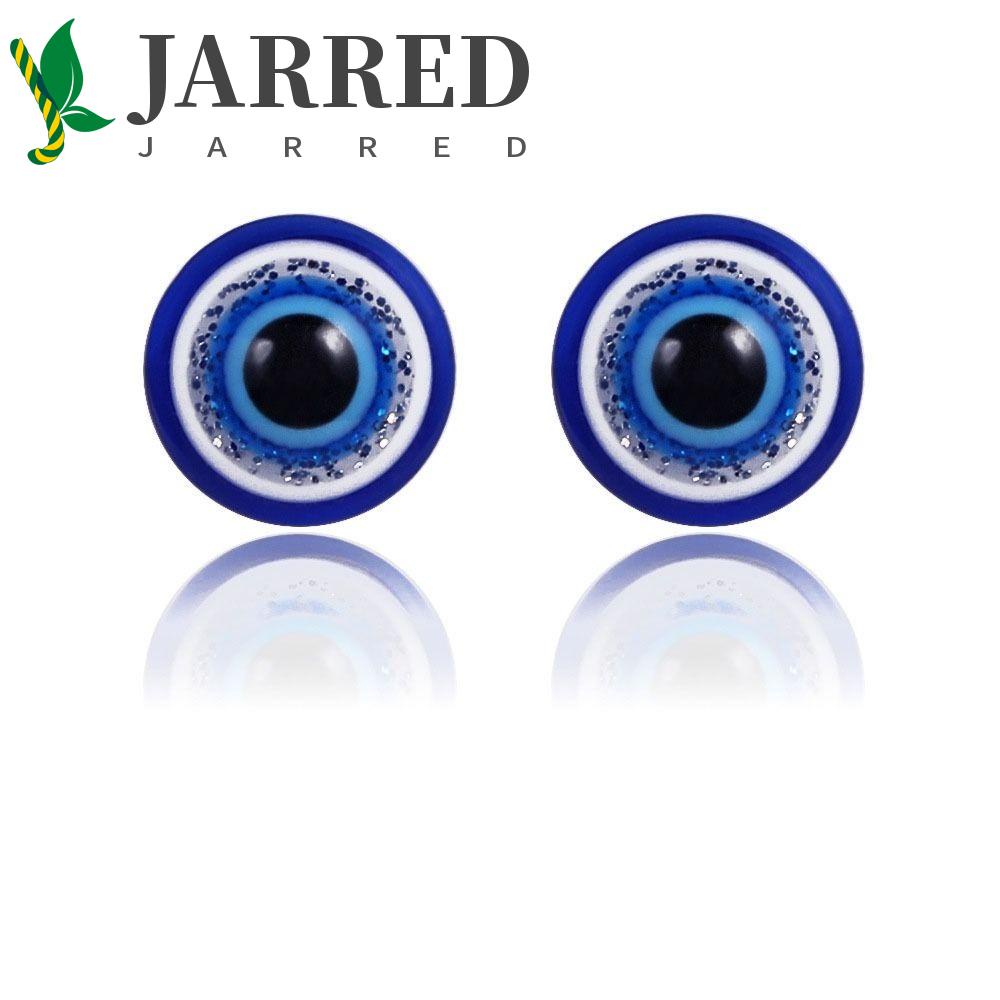 Bông Tai Hình Đôi Mắt Màu Xanh Dương Phong Cách Cổ Điển Thanh Lịch Thời Trang