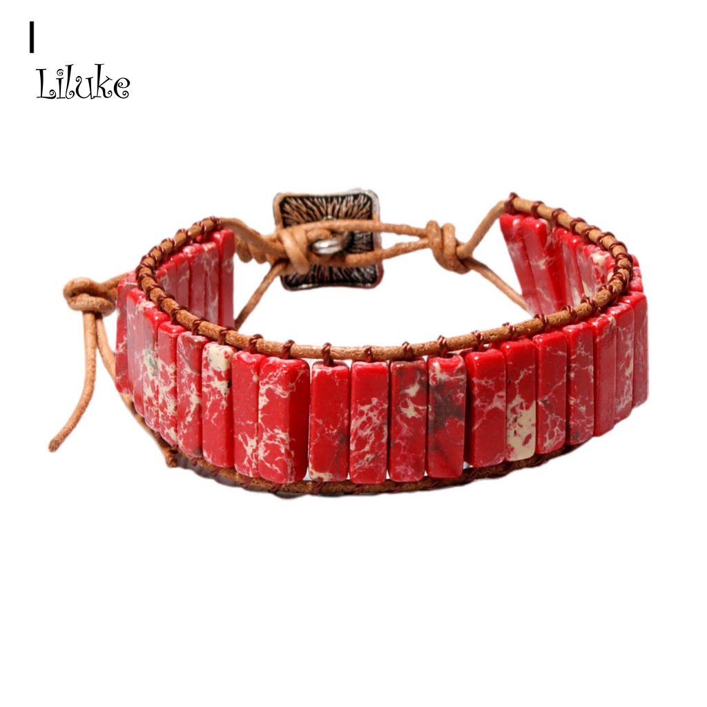 Vòng Tay Dây Bện Trang Trí Vỏ Sò Tự Nhiên Màu Trơn Điều Chỉnh Được