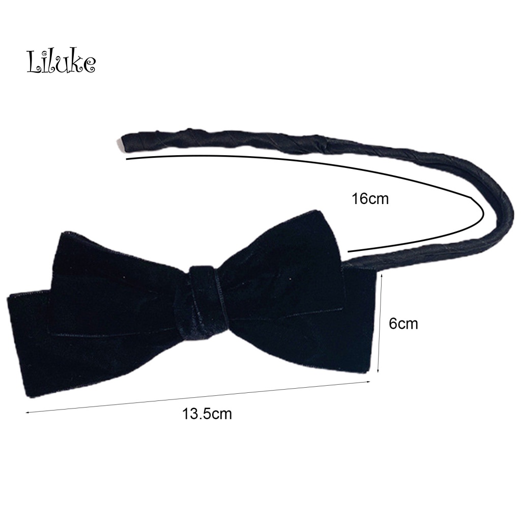 Dụng Cụ Búi Tóc Bằng Vải Họa Tiết Nơ Xinh Xắn