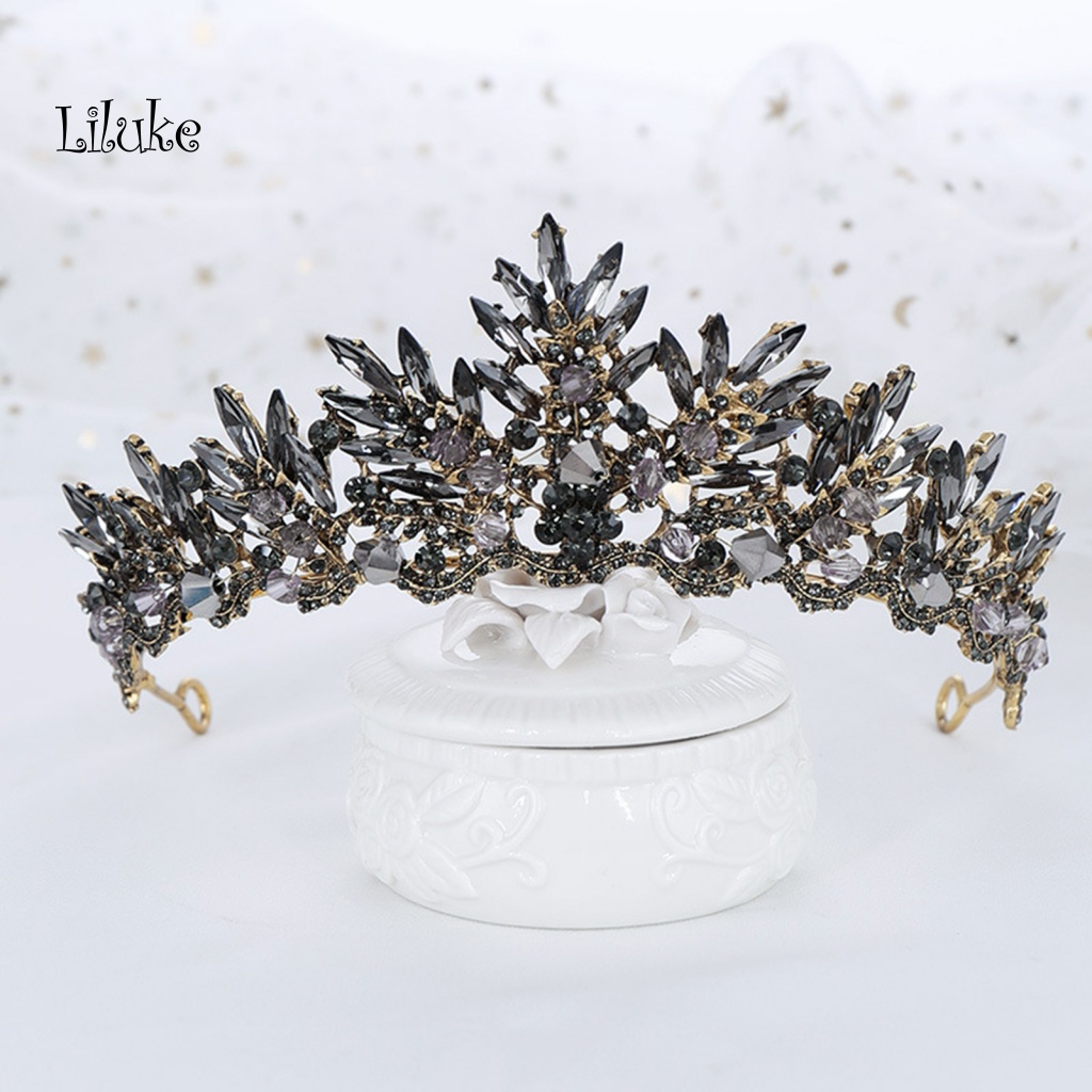 Vương Miện Cô Dâu Màu Đen Cổ Điển Sang Trọng