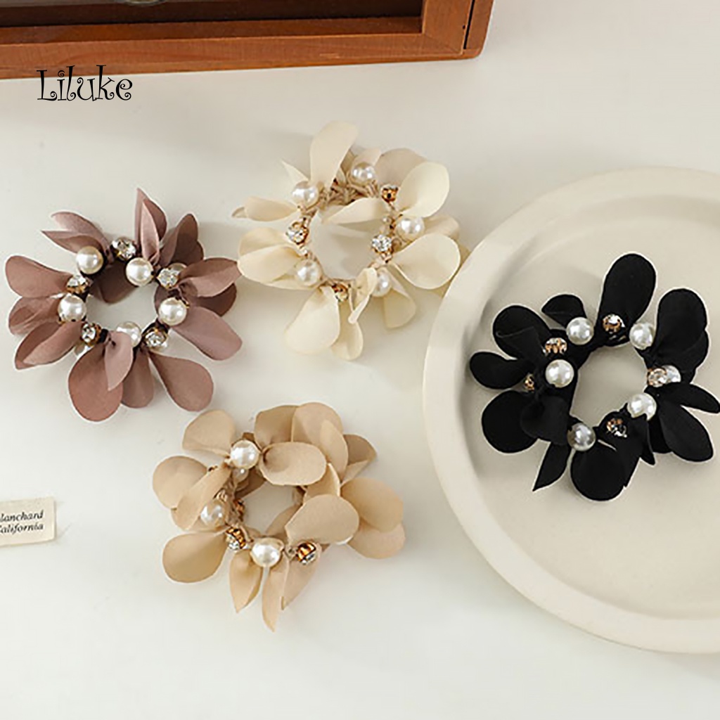 Băng Đô Cài Tóc Nữ Đính Đá Và Ngọc Trai Thời Trang