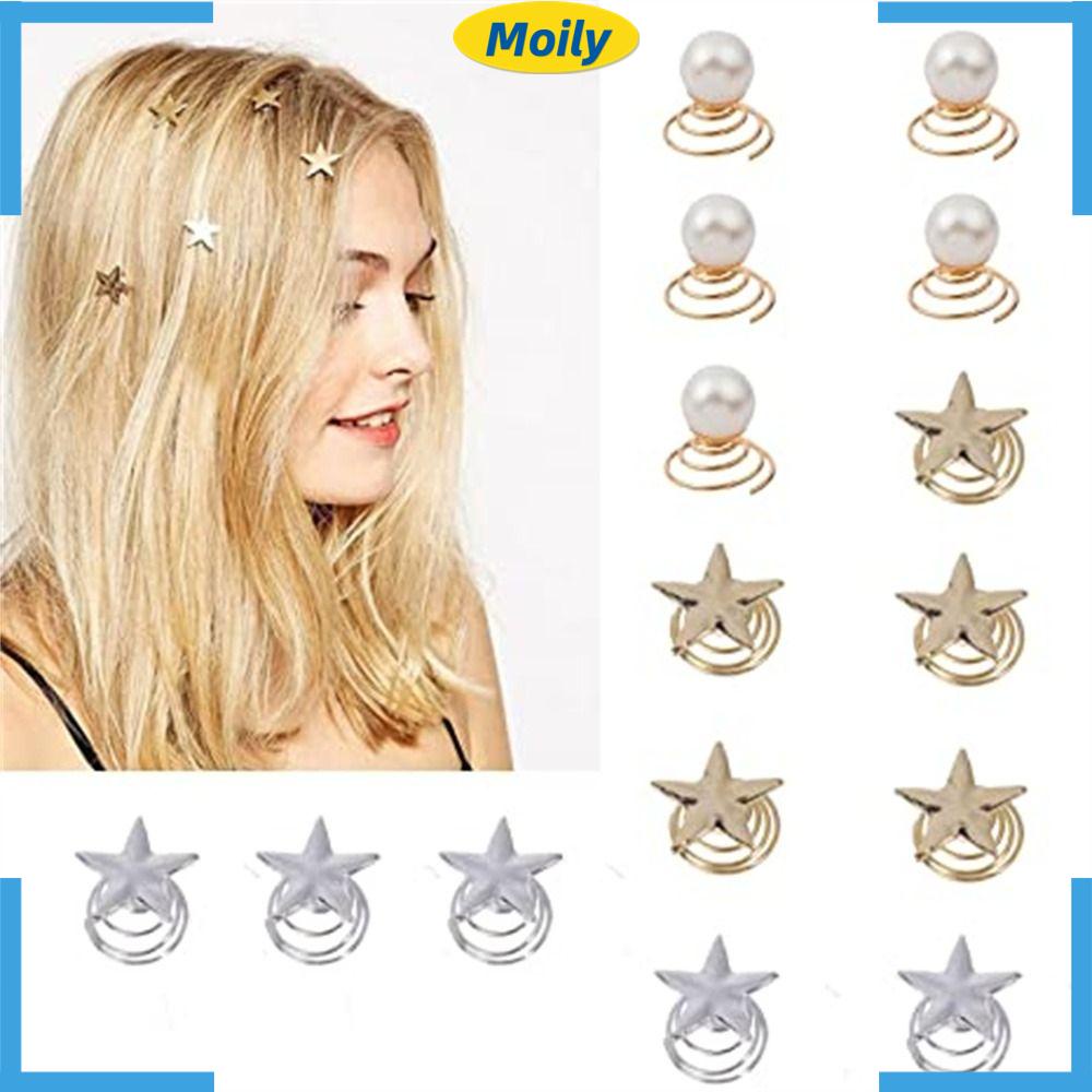 Kẹp Tóc Hình Ngôi Sao Xoắn Ốc Dễ Thương