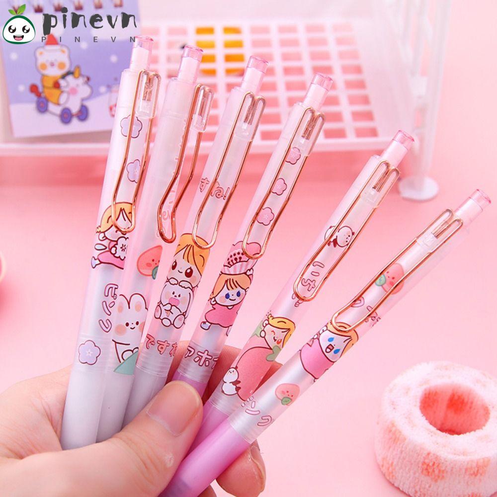 Set 6 Bút Mực Đen Kiểu Dáng Sáng Tạo