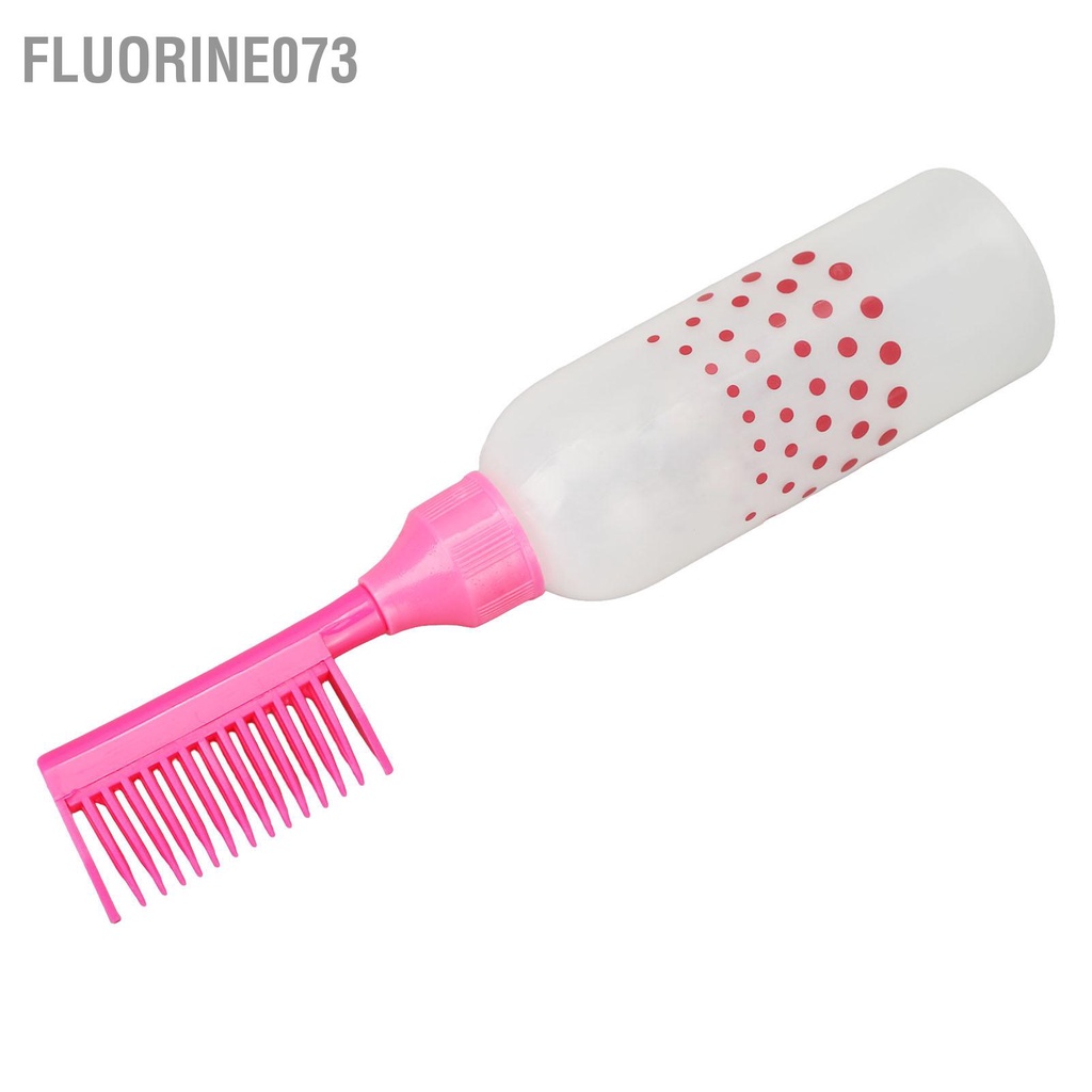 Fluorine073 Bộ 5 Tóc Lược Chai Gốc Màu Applicators Thuốc Nhuộm Pha Chế Hồng Tốt Nghiệp Quy Mô