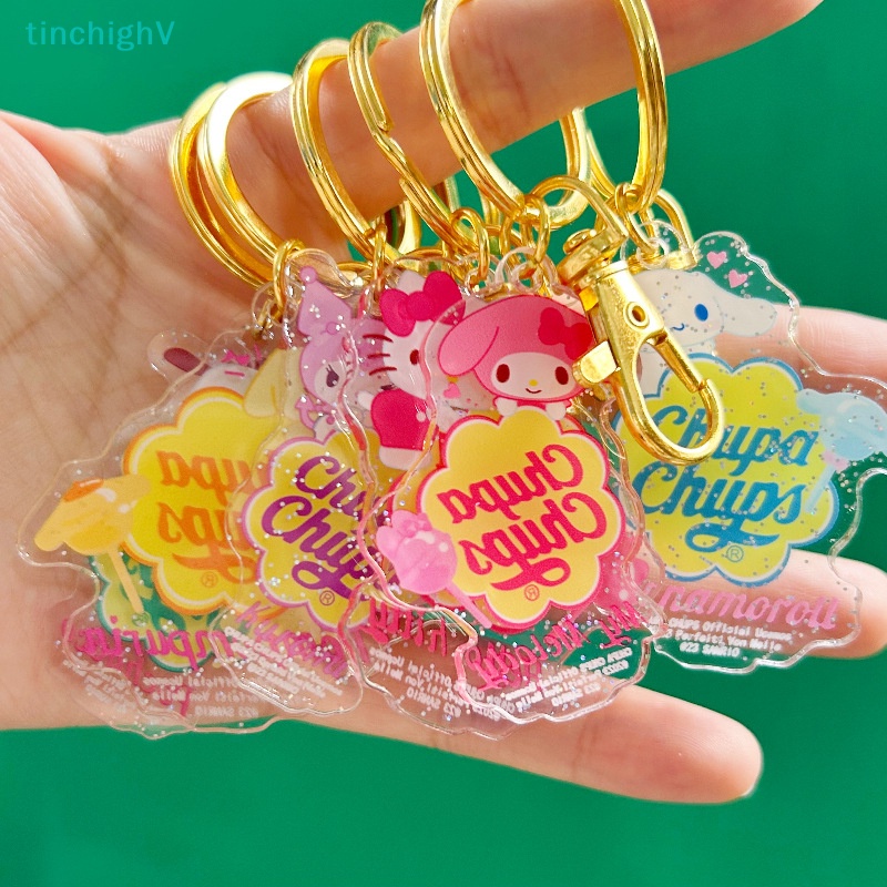 [TinchighV] Móc Khóa Hoạt Hình Bằng Acrylic Hình Sanrio Hello Kitty Dễ Thương [Mới]