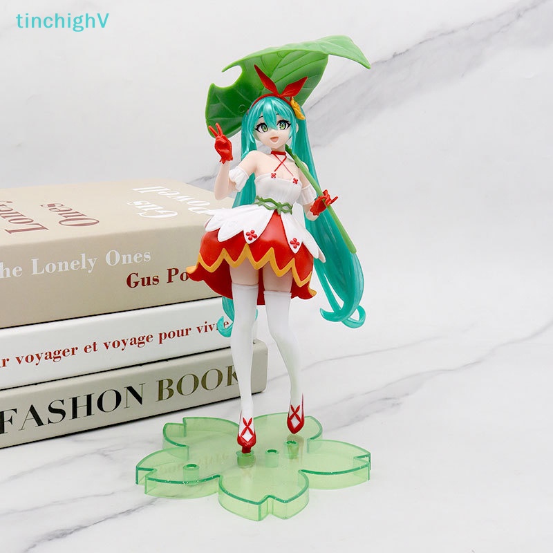 [TinchighV] Búp Bê Anime Taito Vocaloid Hatsune Miku Cầm Lá 13cm Đáng Yêu [Mới]