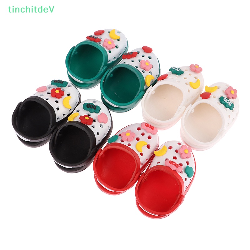 [TinchitdeV] 1 Đôi Xăng đan Đi Biển Đục Lỗ Mini Cho Búp Bê